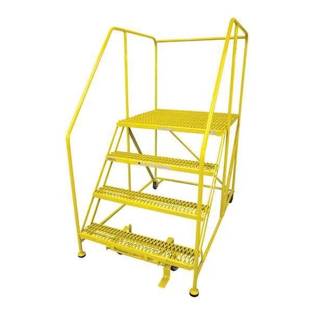 Work Platform, 4 Step, Steel, 70In. H. MPN:4WP3660RA3B4B8AC2P6
