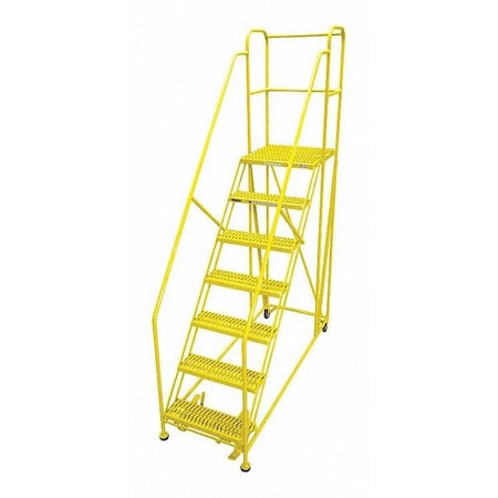 Work Platform, 7 Step, Steel, 106In. H. MPN:7WP2448RA3B4B8AC2P6