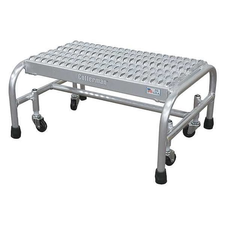 12 in H Aluminum Rolling Platform, 1 Steps, 350 lb Load Capacity MPN:A1N2626A3B3C50P1