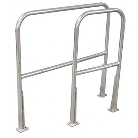 Safety Railing w/ Toe Board, 2ft., Alum. MPN:AR2T C50 P6