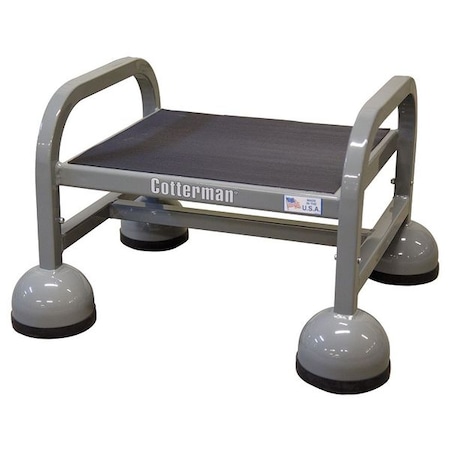 Rolling Platform, 1 Steps, 13 in Overall Height, Steel, Gray MPN:ST-120 A2 C1 P5
