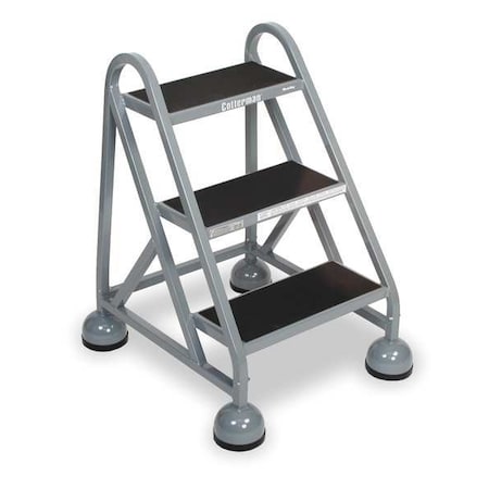 31 in H Steel Rolling Step, 3 Steps, 450 lb Load Capacity MPN:ST-300 A2 C1 P5