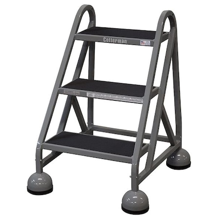 31 in H Steel Rolling Step, 3 Steps, 450 lb Load Capacity MPN:ST-320 A2 C1 P5