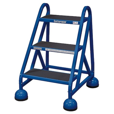 31 in H Steel Rolling Step, 3 Steps, 450 lb Load Capacity MPN:ST-320 A2 C21 P5
