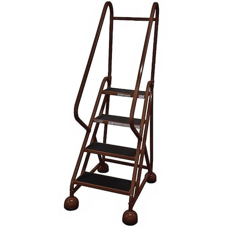 66 in H Steel Rolling Ladder, 4 Steps, 450 lb Load Capacity MPN:ST-401 A2 C4 P5