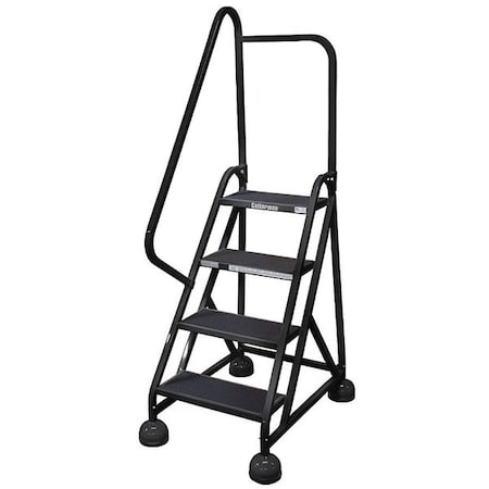 66 in H Steel Rolling Ladder, 4 Steps, 450 lb Load Capacity MPN:ST-402 A2 C7 P5