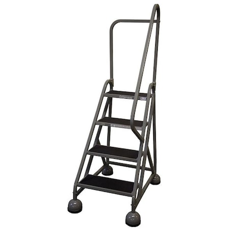 66 in H Steel Rolling Ladder, 4 Steps, 450 lb Load Capacity MPN:ST-403 A2 C1 P5