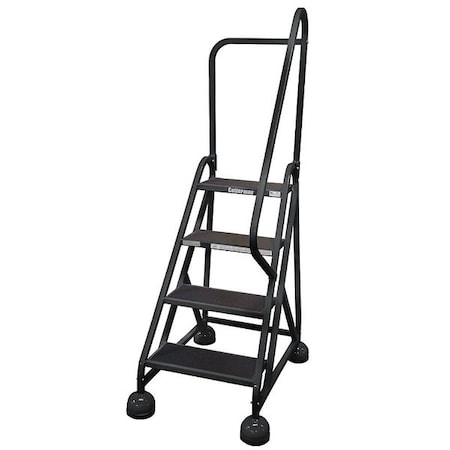 66 in H Steel Rolling Ladder, 4 Steps, 450 lb Load Capacity MPN:ST-403 A2 C7 P5