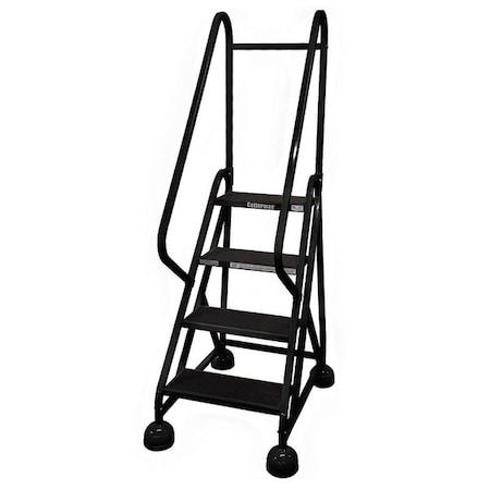 66 in H Steel Rolling Ladder, 4 Steps, 450 lb Load Capacity MPN:ST-421 A2 C7 P5