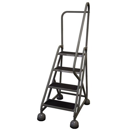 66 in H Steel Rolling Ladder, 4 Steps, 450 lb Load Capacity MPN:ST-423 A2 C1 P5