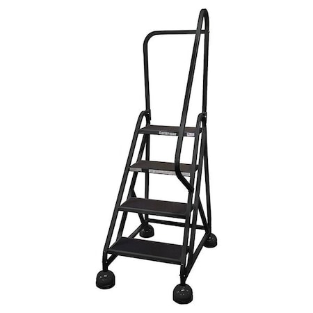 66 in H Steel Rolling Ladder, 4 Steps, 450 lb Load Capacity MPN:ST-423 A2 C7 P5