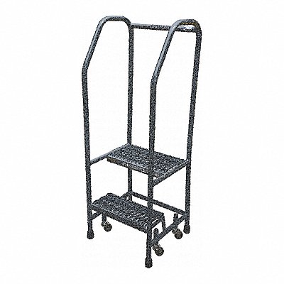 Rolling Ladder Steel 50In. H. Gray MPN:1002R1818A1E10B3C1P6