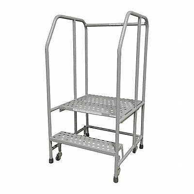 Rolling Ladder Steel 50In. H. Gray MPN:1002R2626A1E20B3C1P6