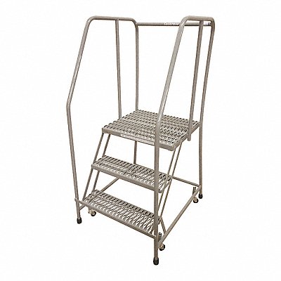 Rolling Ladder Steel 60In. H. Gray MPN:1003R2630A3E20B3C1P6