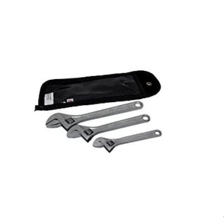 Adjustable Wrench Chrome -3 MPN:E9AC3