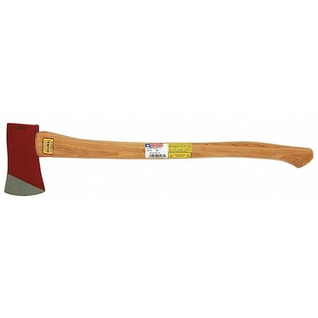 3.5 lb Dayton Single Bit Axe, 4-3/4 In Edge, 36 In L Hickory Handle MPN:35DR36C
