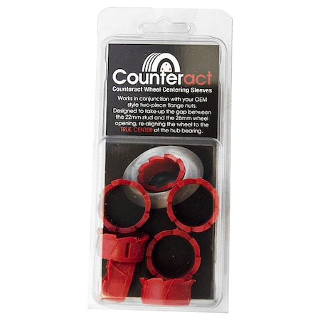 Wheel Centering Sleeves, PK6 MPN:WCS-B