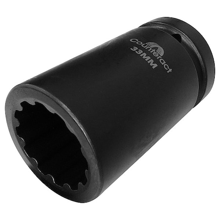 CommercialSocket, 1in, Chrome, Deep, 33mm MPN:CBBS1-33