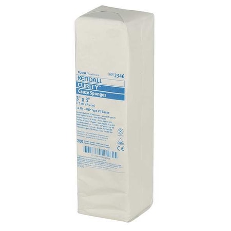 Sponge, Non-Sterile, White, Gauze, PK200 MPN:KCGS019346