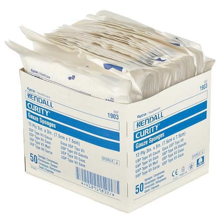 Sponge, Non-Sterile, White, Gauze, PK50 MPN:KCGS019903