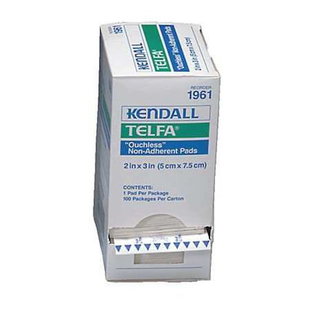 Non-Stick Pad w/Adhesive, 3x2In, PK100 MPN:KTAD019017
