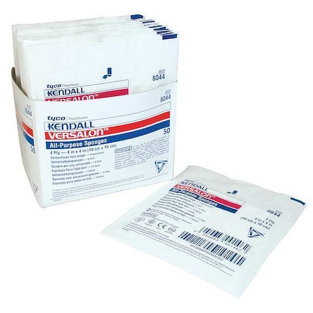 Non-Woven Sponge, White, 4