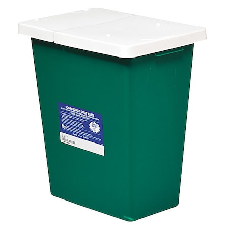 Sharps Container, 8 Gal., Hinged Lid, PK2 MPN:GEWC100781