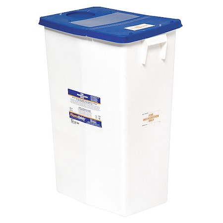 Sharps Container, 18 Gal., Hinged Lid, PK5 MPN:KKPS100870