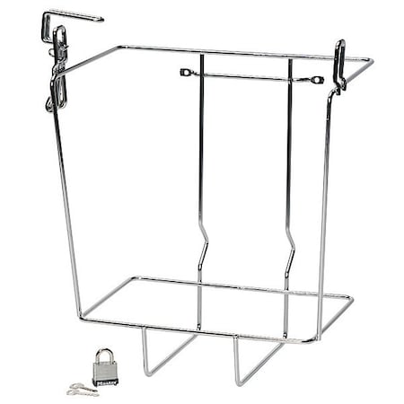 Locking Wall Mount Bracket, Steel, Silver MPN:KLWB100984