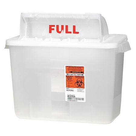 Sharps Container, 2 Gal., Sharpstar, PK2 MPN:S2GS100533
