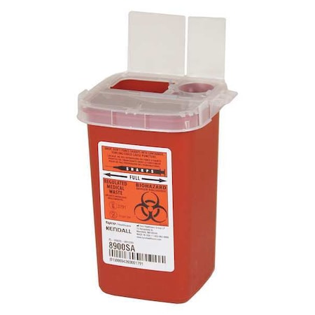 Sharps Container, 1/4 Gal., Red, PK10 MPN:SR1Q100900