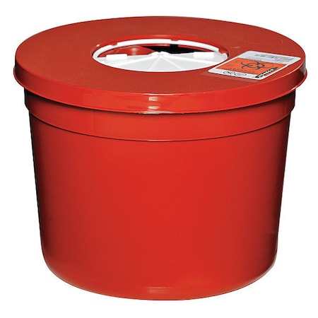 Sharps Container, Red, Round, 5 Qt, PK5 MPN:SR5Q100950