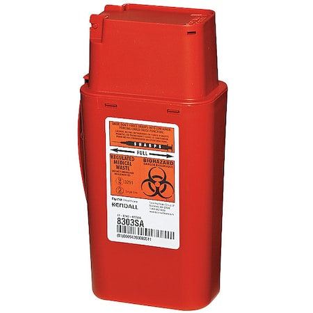 Sharps Container, Red, 1/4 gal, PK2 MPN:STSC100303