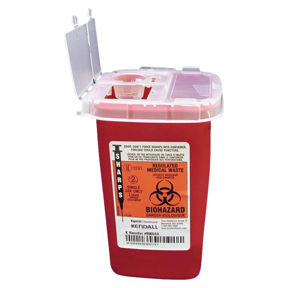 Unimed Sharps 0.25 Gallon Phlebotomy Container With Lid (Min Order Qty 16) MPN:SR1Q100900