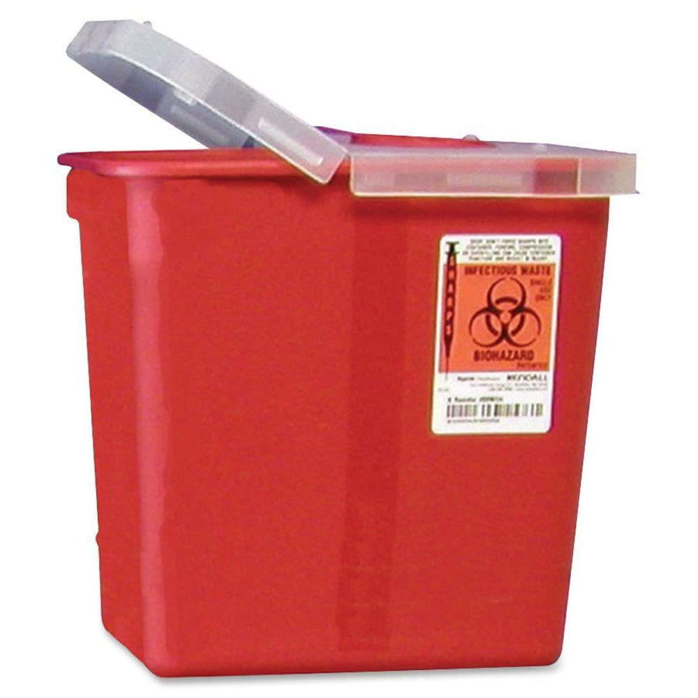 Unimed Kendall Sharps Container With Lid, 2 Gallons (Min Order Qty 5) MPN:SRHL100990
