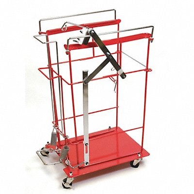 Wire Cart Steel Red MPN:8991FP