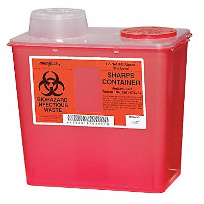 Sharps Container 2 gal Chimney Top PK5 MPN:0SCM019285