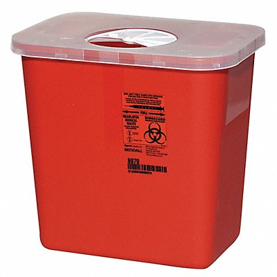 Sharps Container 2 gal Rotor Lid PK5 MPN:SRR0100970 Sharps Container 2 gal Rotor Lid PK5 MPN:SRR0100970