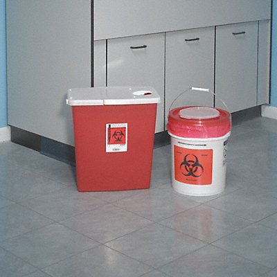 Sharps Container 12 gal Hinged Lid PK2 MPN:SSHL100933