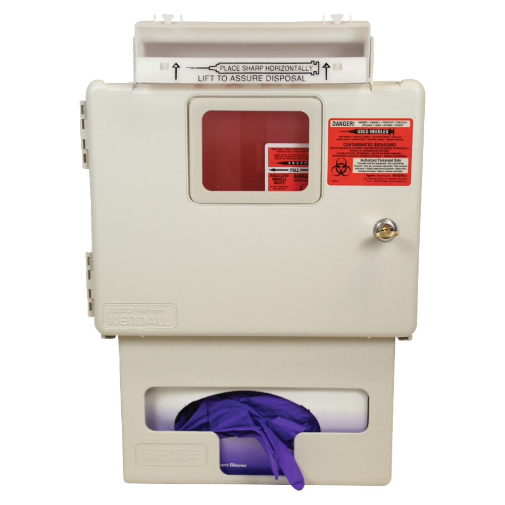 Unimed Sharps Wall-Mount In-Room Cabinet, 1.25 Gallons MPN:SSGB10056H Unimed Sharps Wall-Mount In-Room Cabinet, 1.25 Gallons MPN:SSGB10056H