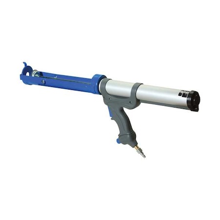 Pneumatic Caulk Gun, 29 oz, Cartridge, Gray MPN:63002