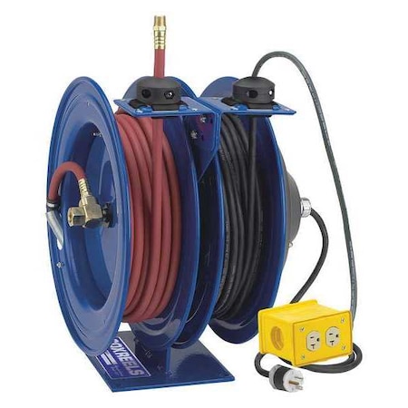 Du Purp El/Air Spring Rew Reels: 50' 3/8