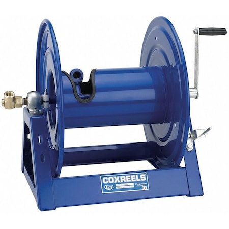 Hand Crank Hose Reel, 175 ft 3/4 in ID, 17 5/8 in Length x 23 3/8 in Width x 18 3/4 in Height, Brass MPN:1125-5-175