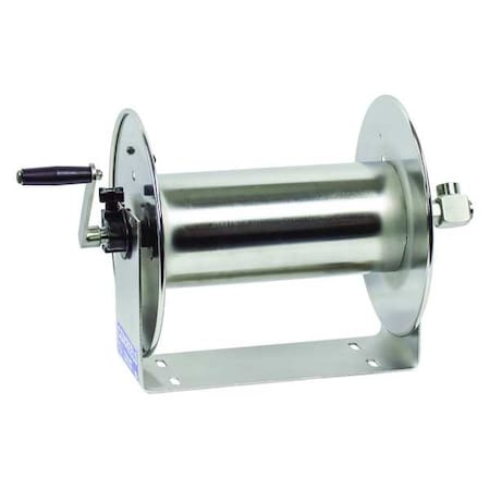 Hose Reel, Hand Crank, 3/4 in (F)NPT, 100ft MPN:117-5-100-SS