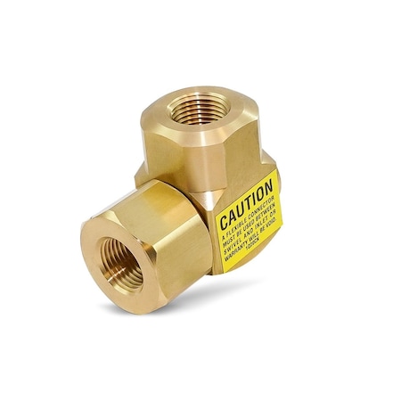 Swivel, 90 Deg., Brass, 3/8 in FNPT Inlet MPN:1935-2