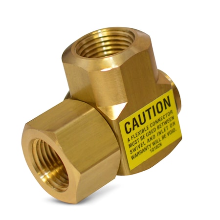 Swivel, 90 Deg., Brass, 1/2 in FNPT Inlet MPN:439-2