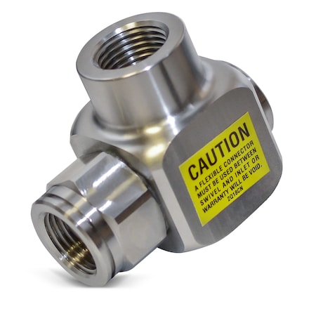 Swivel, 90 Deg., SS, 1/4 in FNPT Inlet MPN:450-2-SS