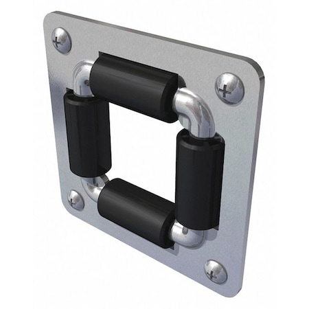 SS 4-Way Roller Bracket, Spring Driven MPN:4RB-SS