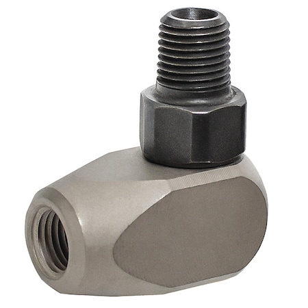 Swivel, 90 Deg., Steel, 1/4 in FNPT Inlet MPN:7707