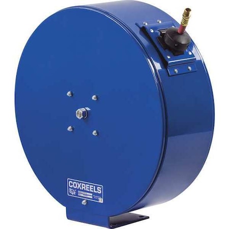 Spring Return Hose Reel, 1/2 in Hose Diameter, 25 ft Length, 300 psi Max. Pressure, Brass MPN:EN-N-425